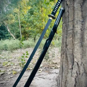 Home black japanese katana sword | size 40 inches | high carbon steel (art. no. ktn 003)