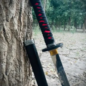 Home black red handel japanese katana sword | size 40 inches | high carbon steel (art. no. ktn 004)