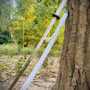 Home white silver japanese katana sword | size 40 inches | high carbon steel (art. no. ktn 005)