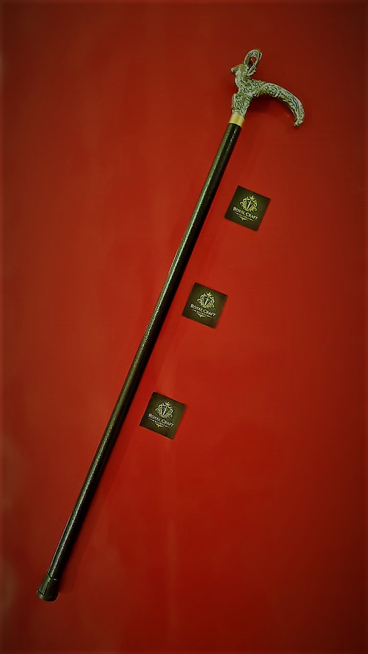 premium handcrafted markhor stick (walking cane) premium handcrafted markhor stick (walking cane)