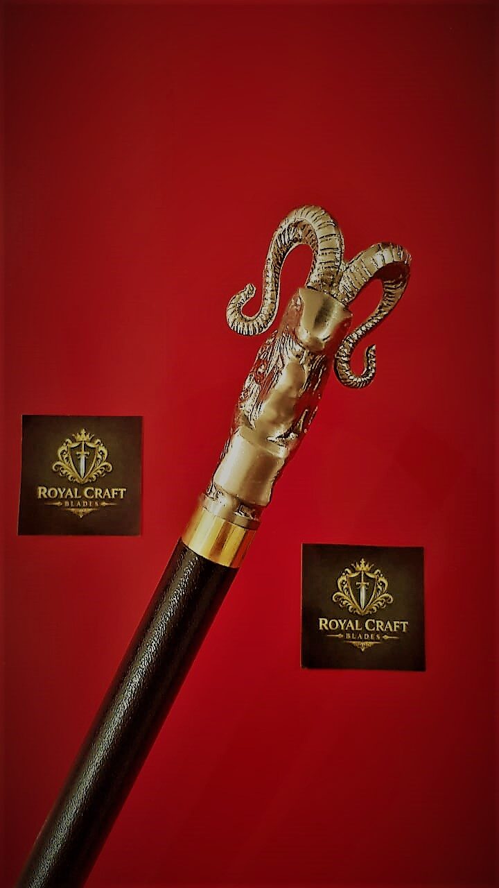 premium handcrafted markhor stick (walking cane) premium handcrafted markhor stick (walking cane)