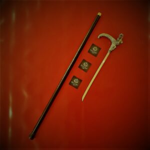 premium handcrafted markhor stick (walking cane)