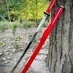 Home red handel silver blade japanese katana sword | size 40 inches | high carbon steel (art. no. ktn 07) (copy)