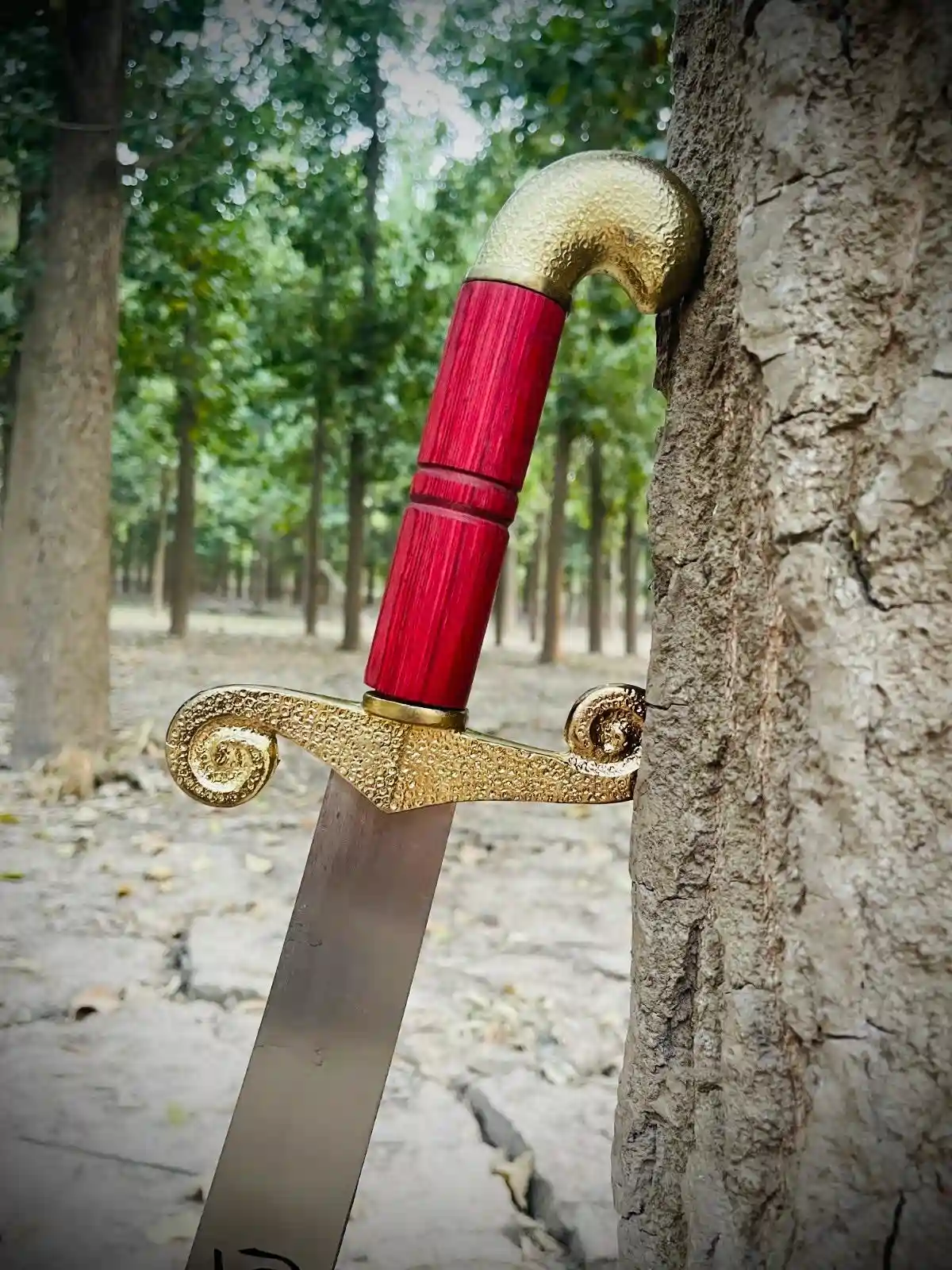 zulfiqar red handel (with leather cover) (ذولفقار) zulfiqar red handel (with leather cover) (ذولفقار)