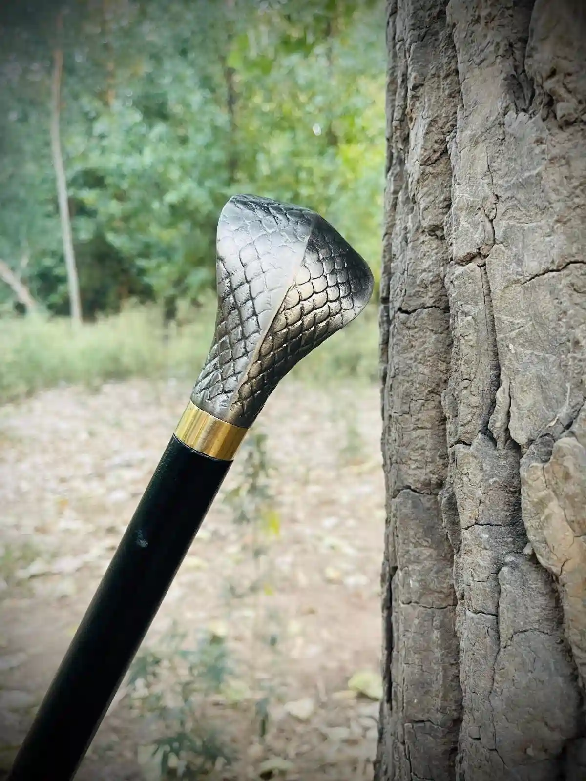 premium handcrafted cobra stick walking cane (art. no. stk 006) premium handcrafted cobra stick walking cane (art. no. stk 006)