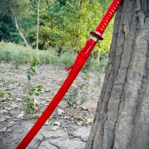 Home full red japanese katana sword | size 40 inches | high carbon steel (art. no. ktn 006)