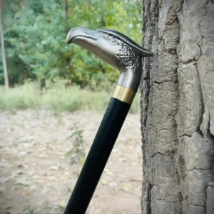 Home premium handcrafted eagle stick walking cane (art. no. stk 002)